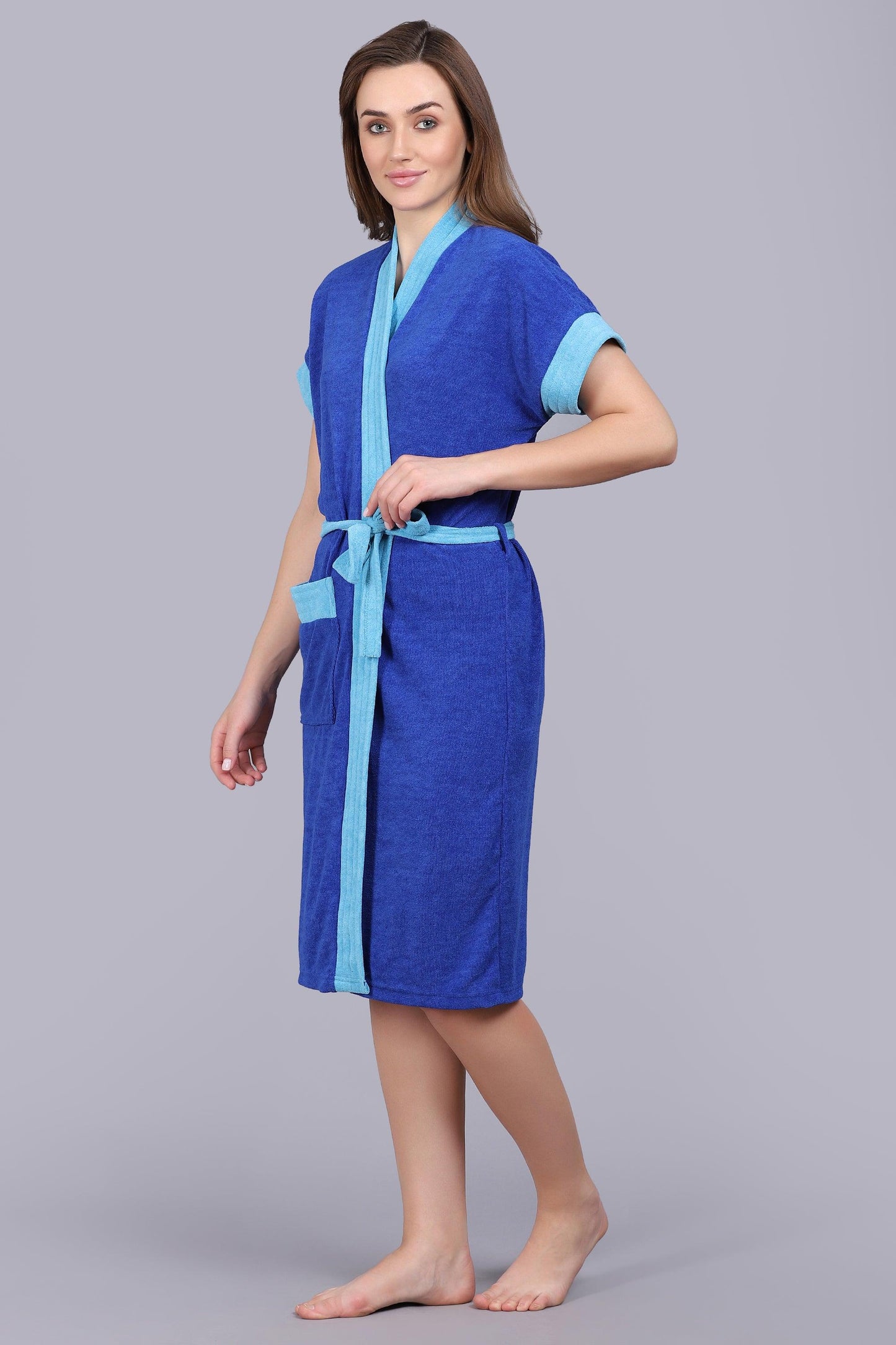 Premium Terry Bath Robe For Women - BATHROBE.IN