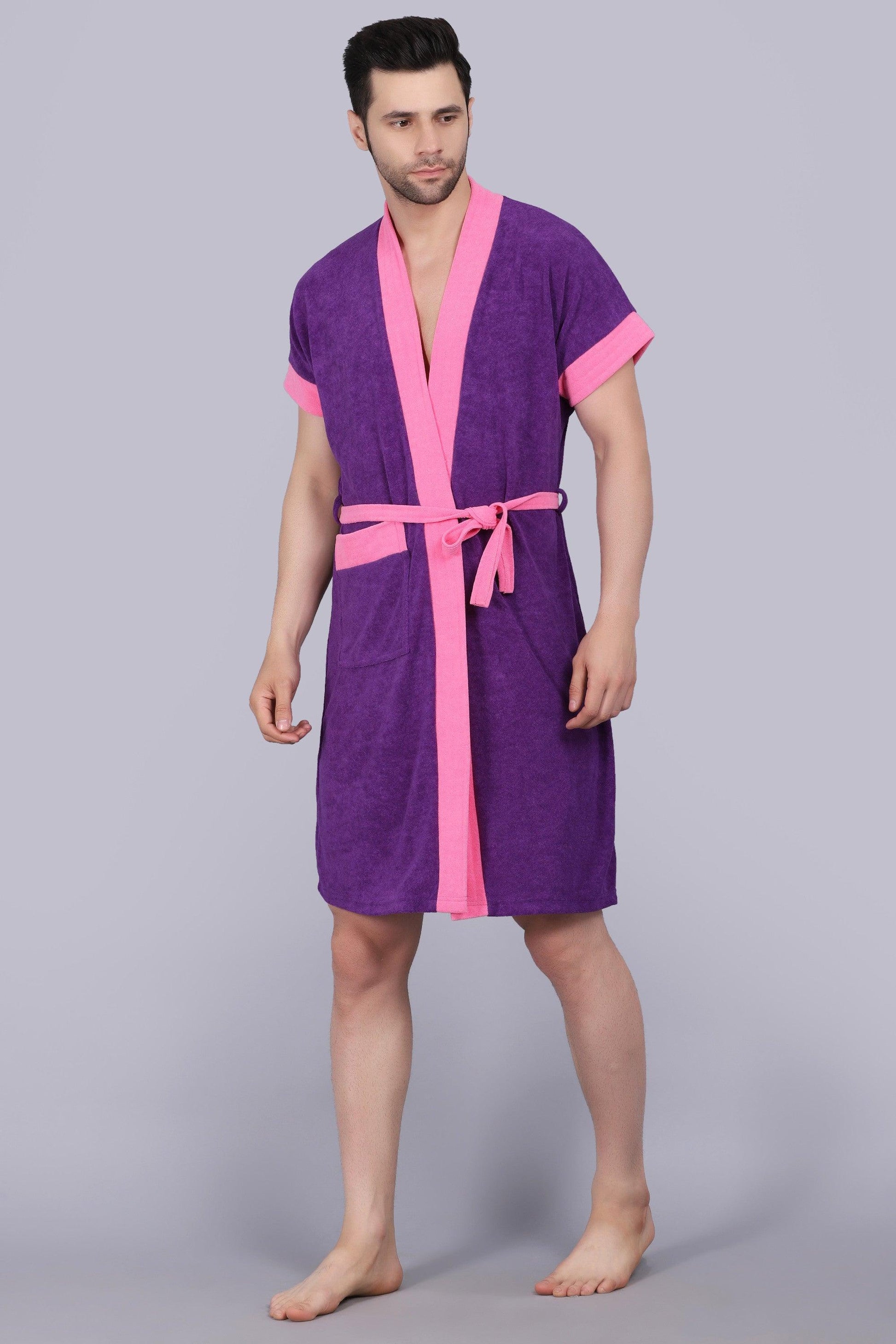 Terry Free Size Man Bathrobe
