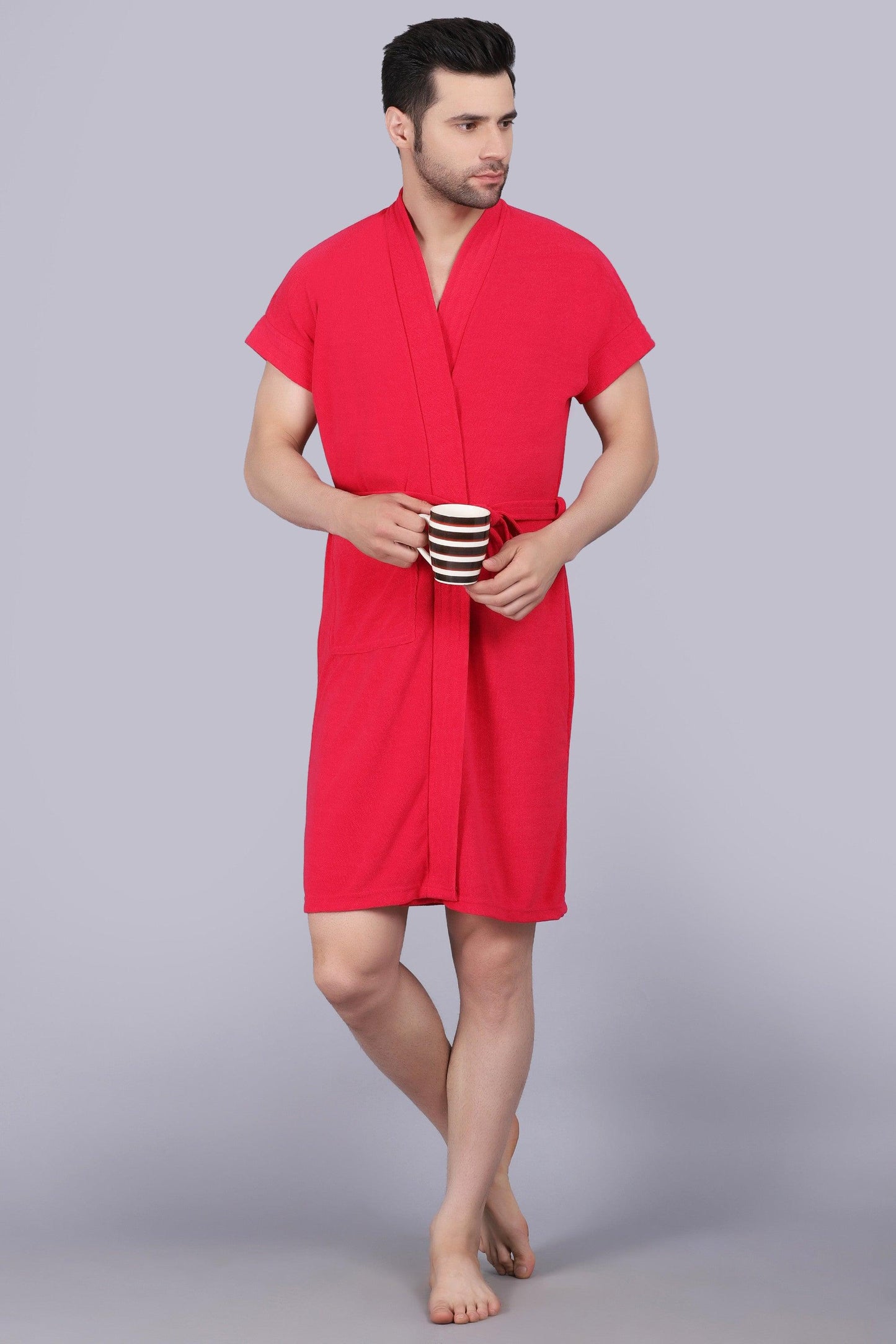 Terry Free Size Man Bathrobe
