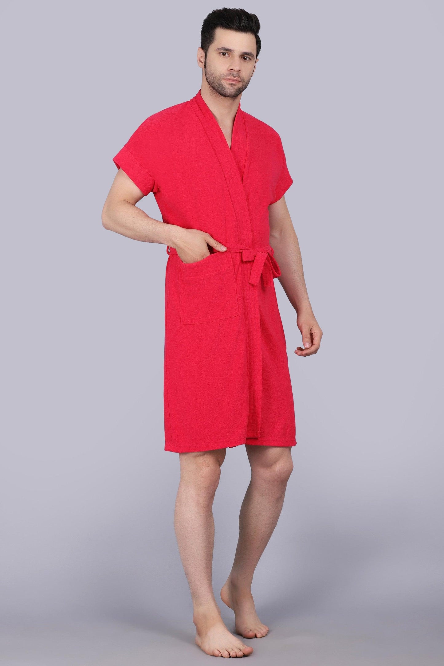 Terry Free Size Man Bathrobe