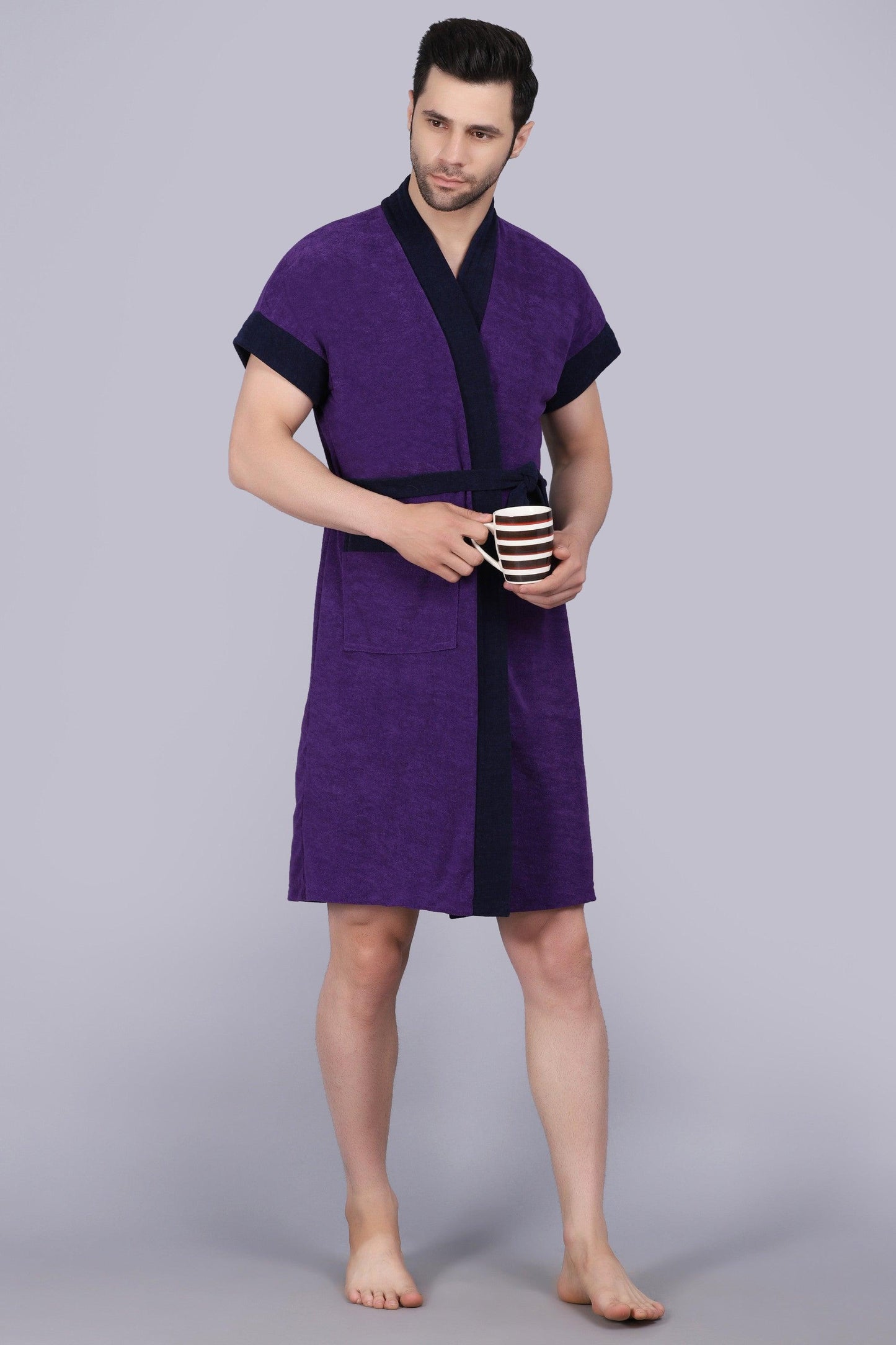 Terry Free Size Man Bathrobe