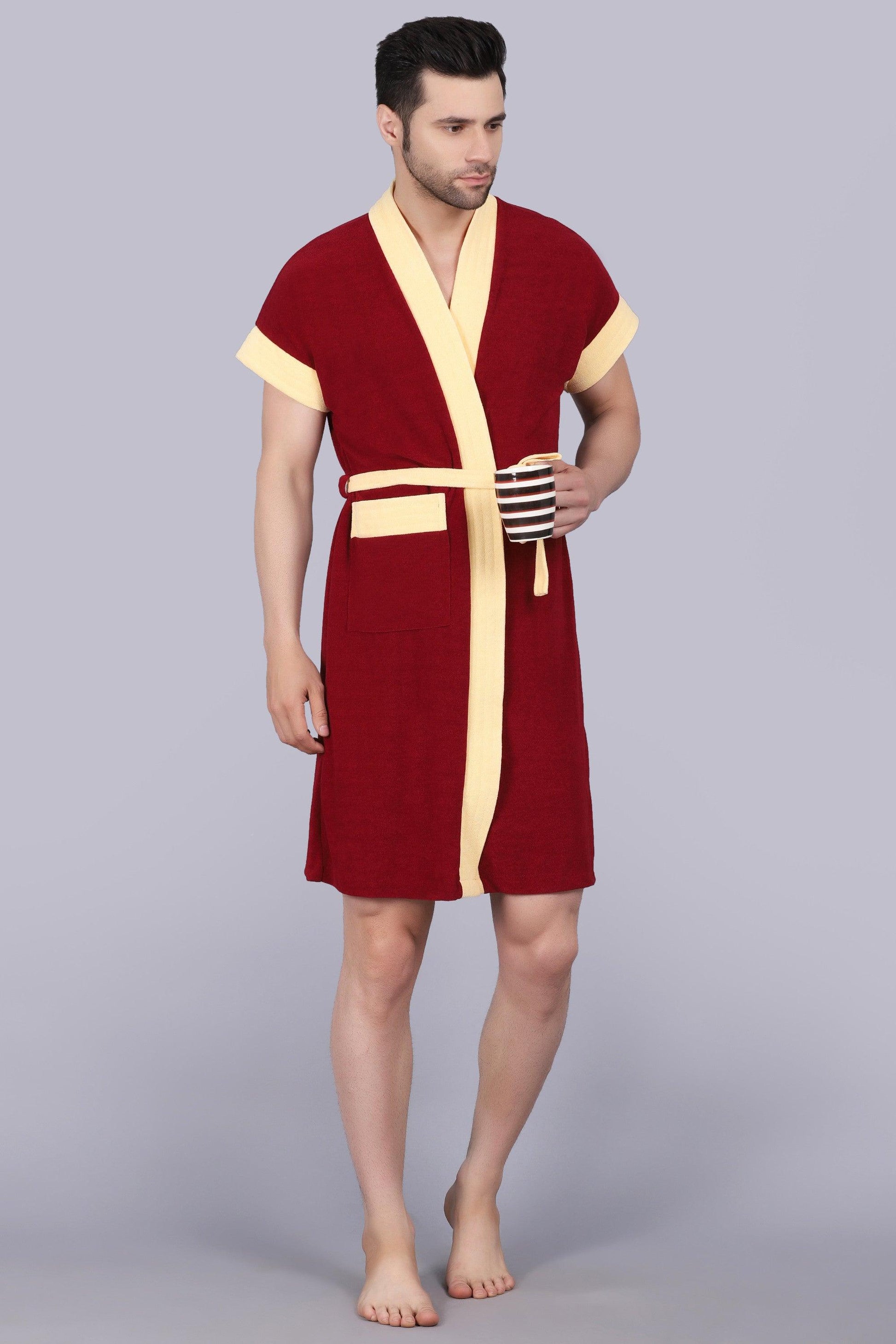 Terry Free Size Man Bathrobe