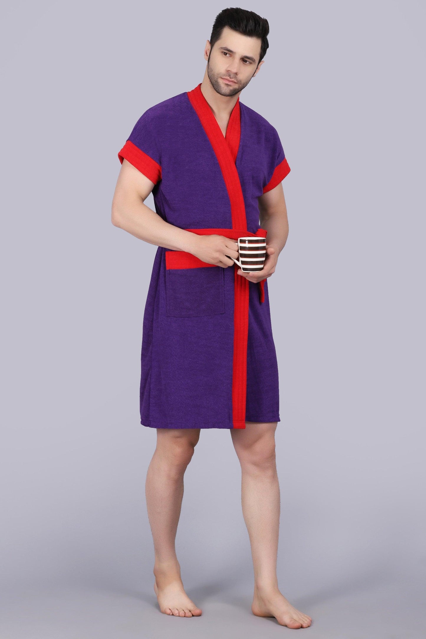 Terry Free Size Man Bathrobe