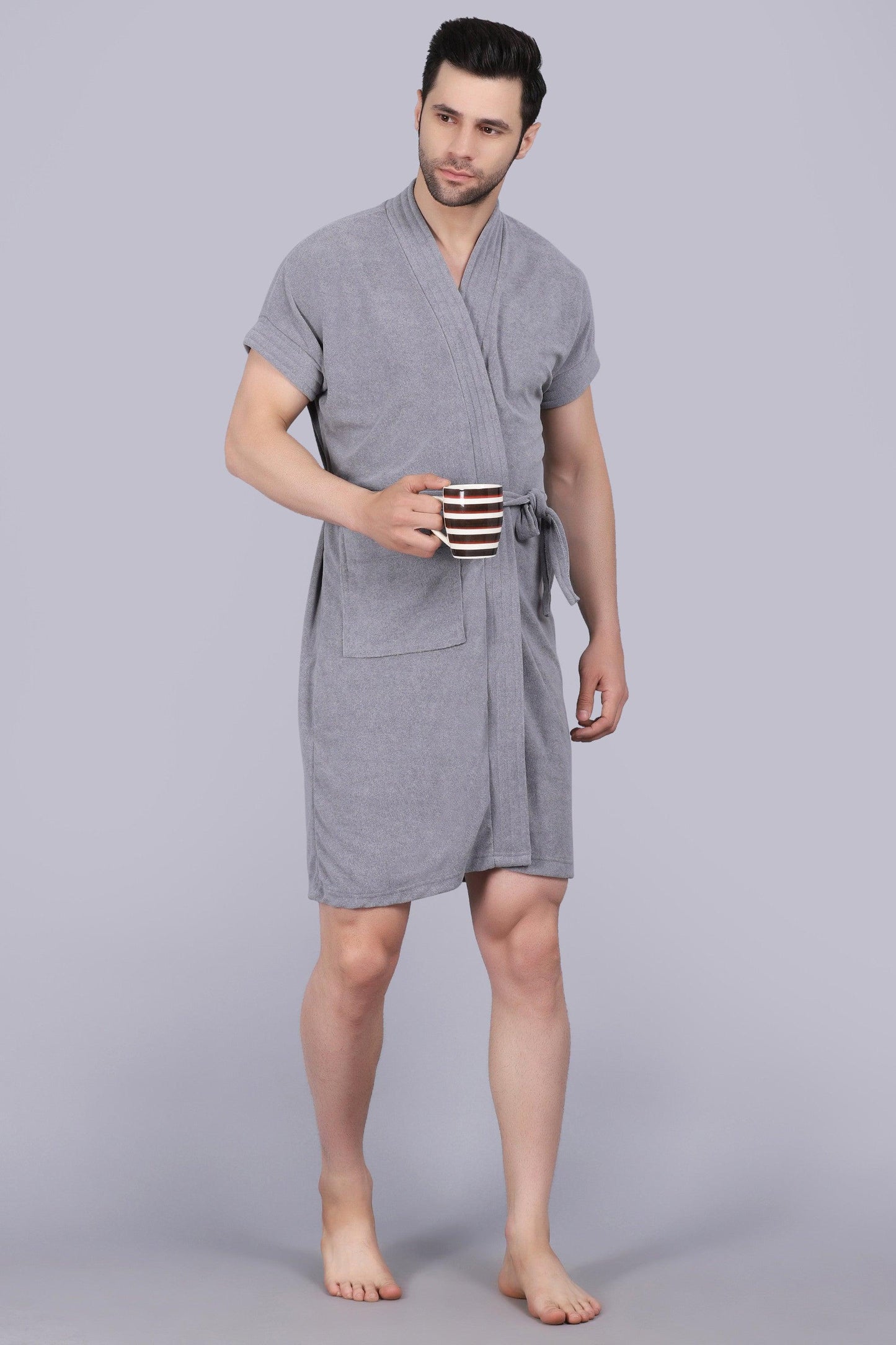 Terry Free Size Man Bathrobe