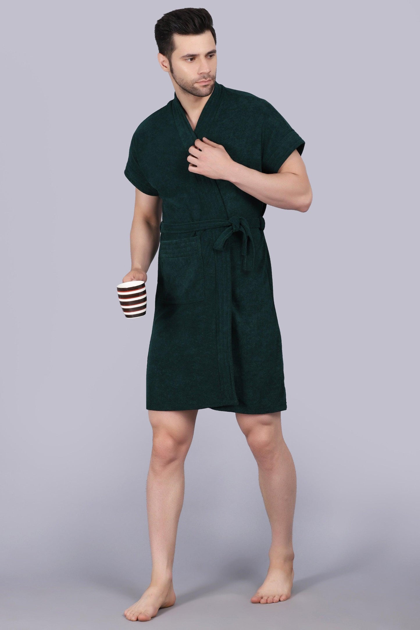 Terry Free Size Man Bathrobe