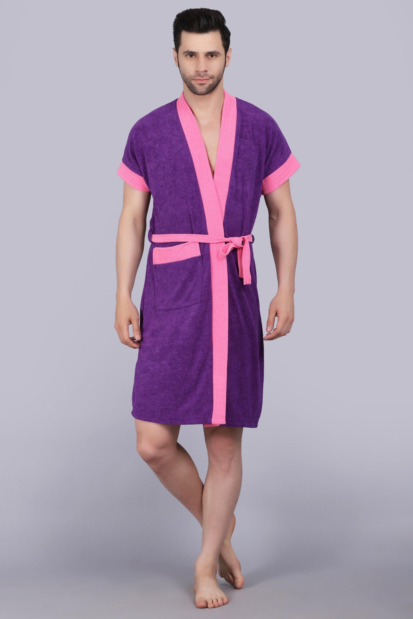 Terry Free Size Man Bathrobe