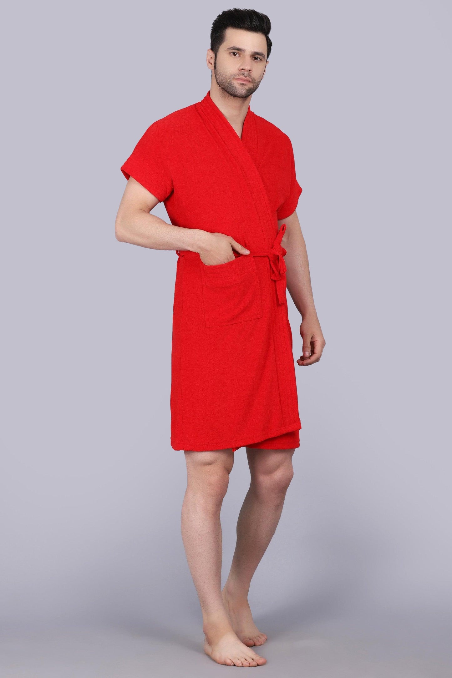 Terry Free Size Man Bathrobe