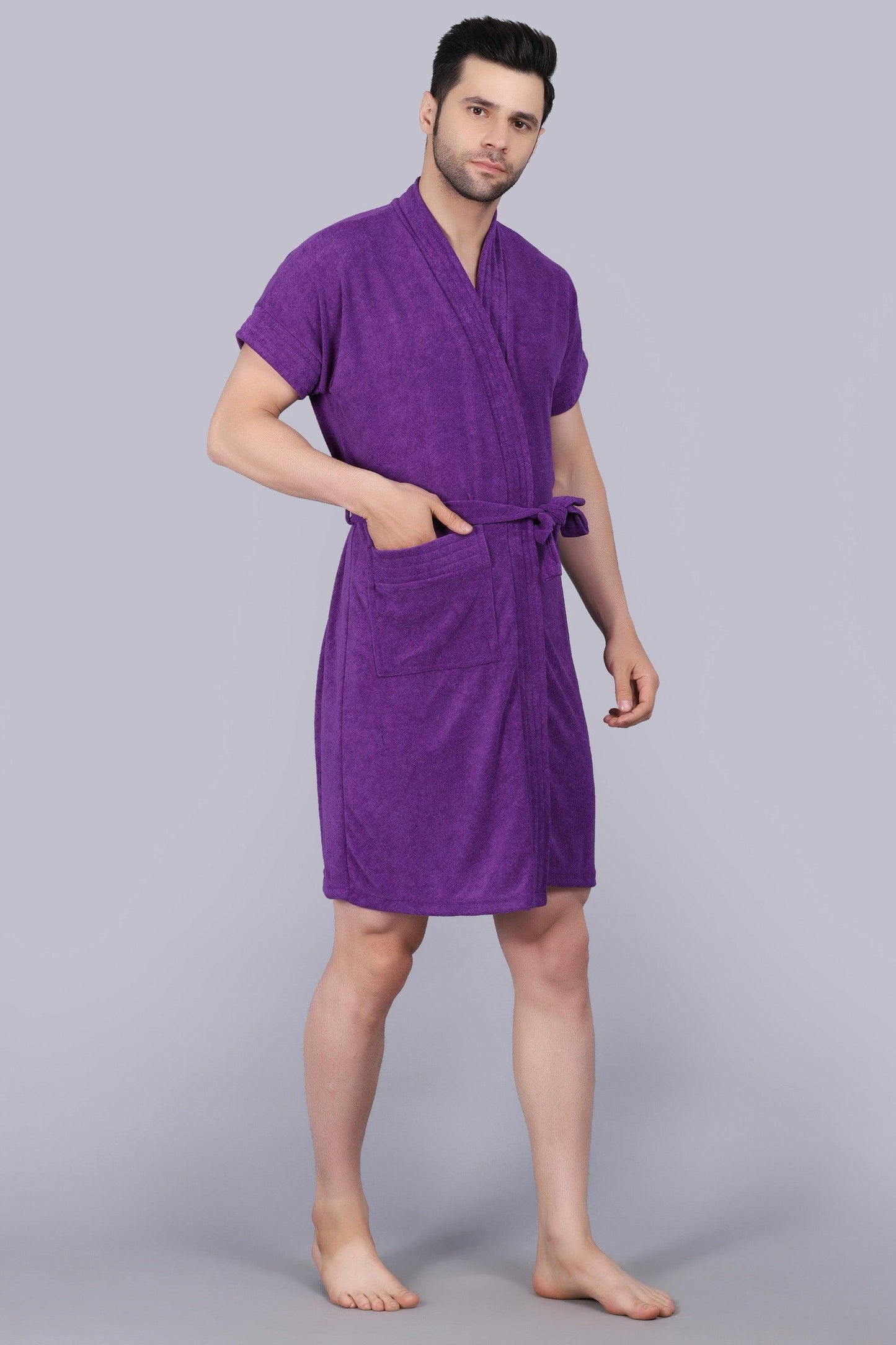 Terry Free Size Man Bathrobe