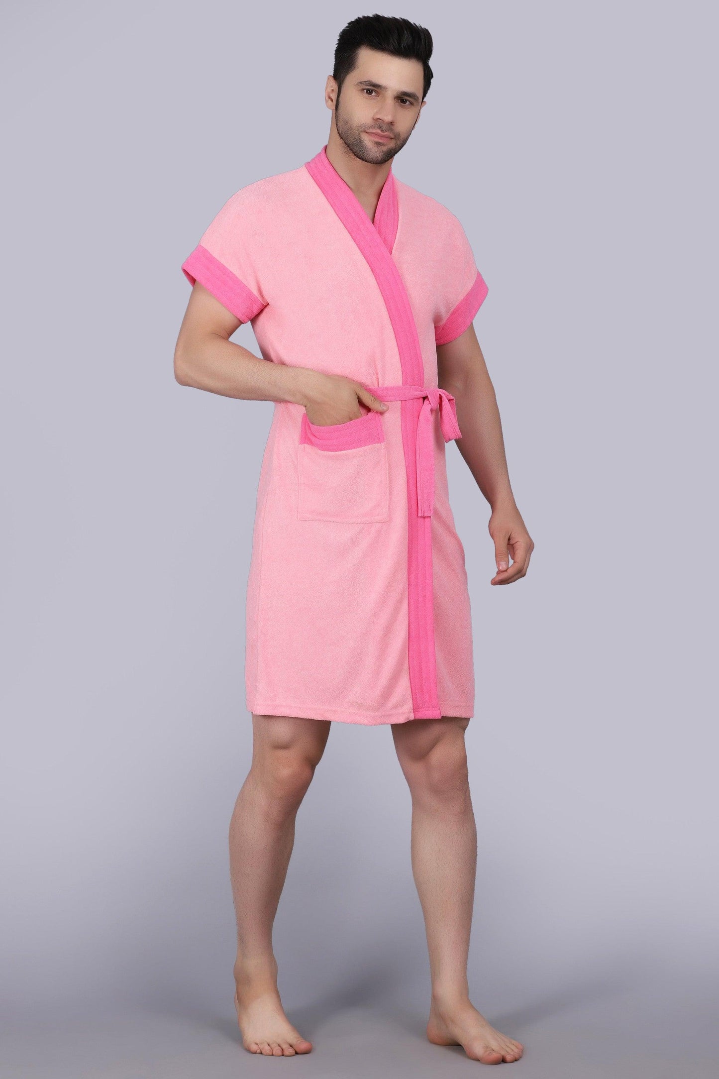 Terry Free Size Man Bathrobe