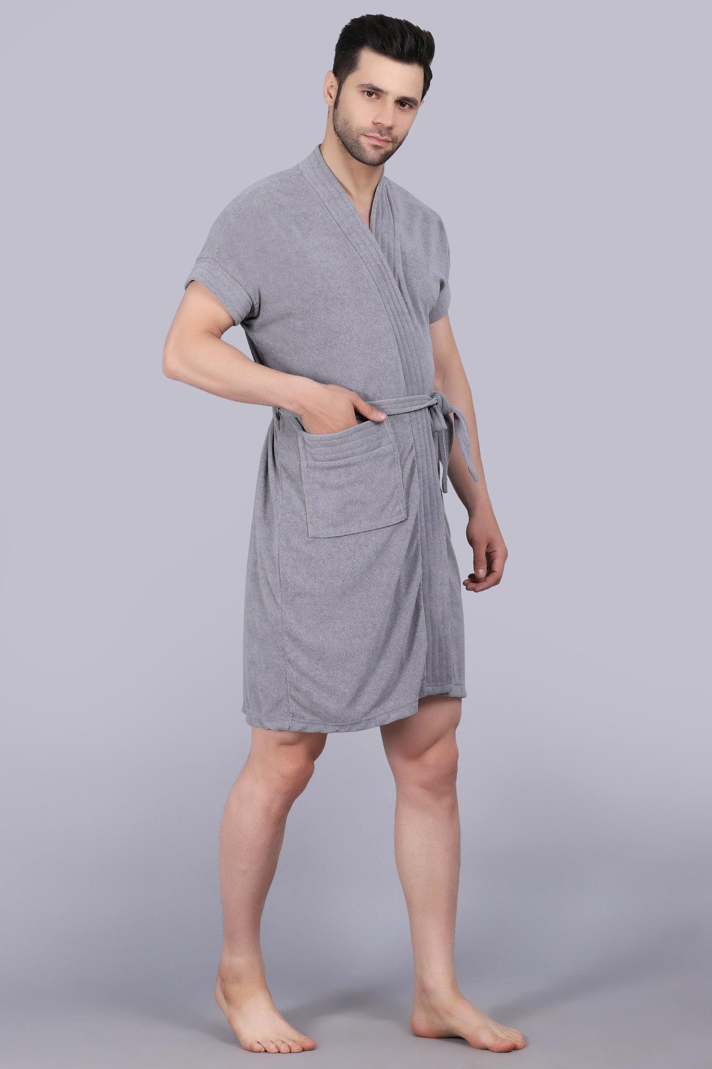 Terry Free Size Man Bathrobe