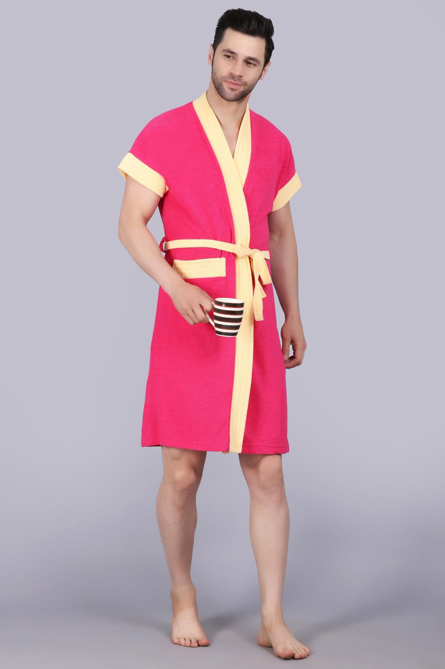 Terry Free Size Man Bathrobe