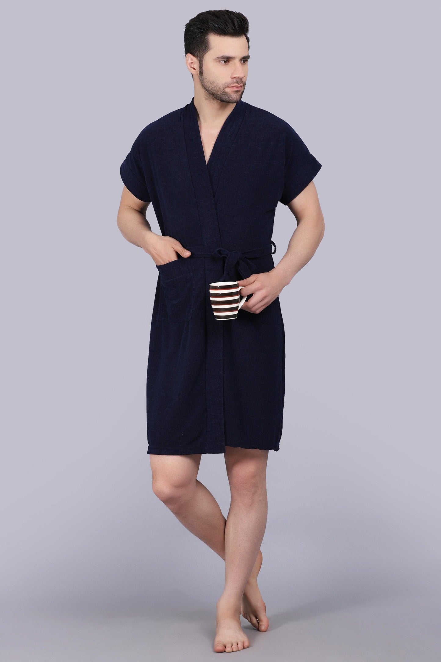Terry Free Size Man Bathrobe