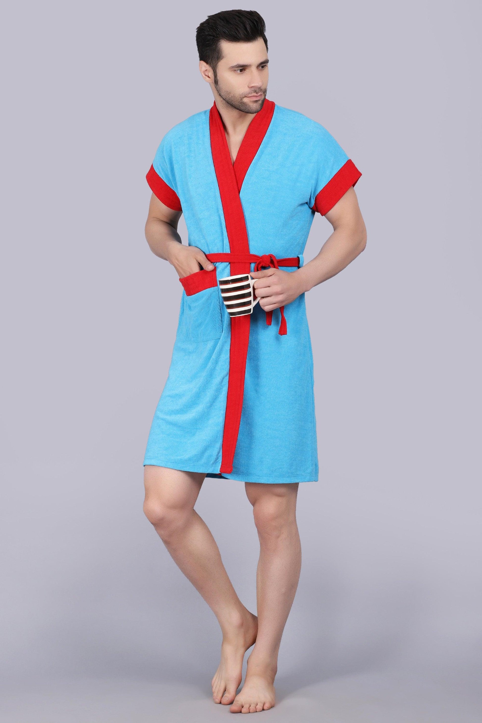 Terry Free Size Man Bathrobe