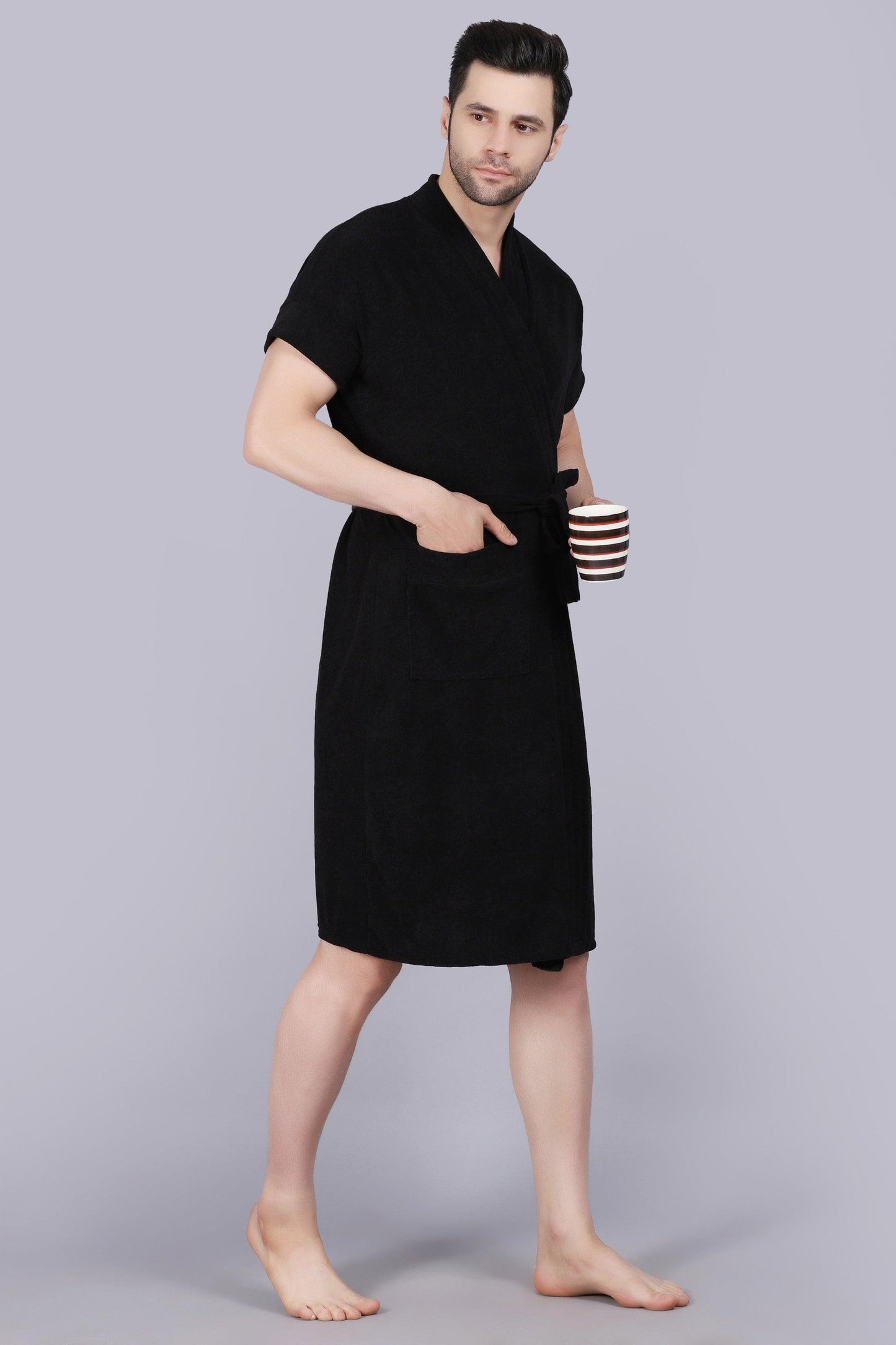 Terry Free Size Man Bathrobe