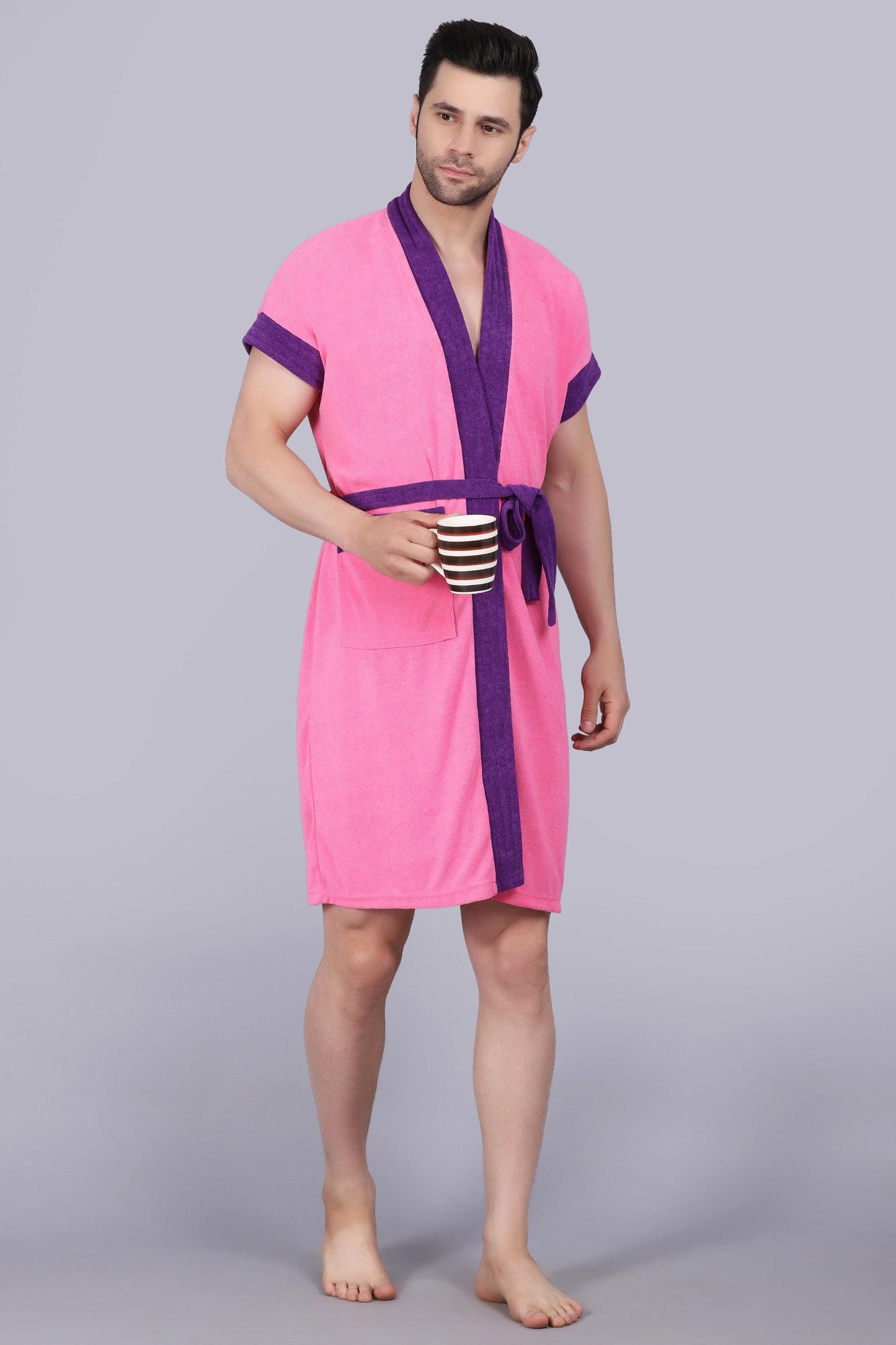 Terry Free Size Man Bathrobe