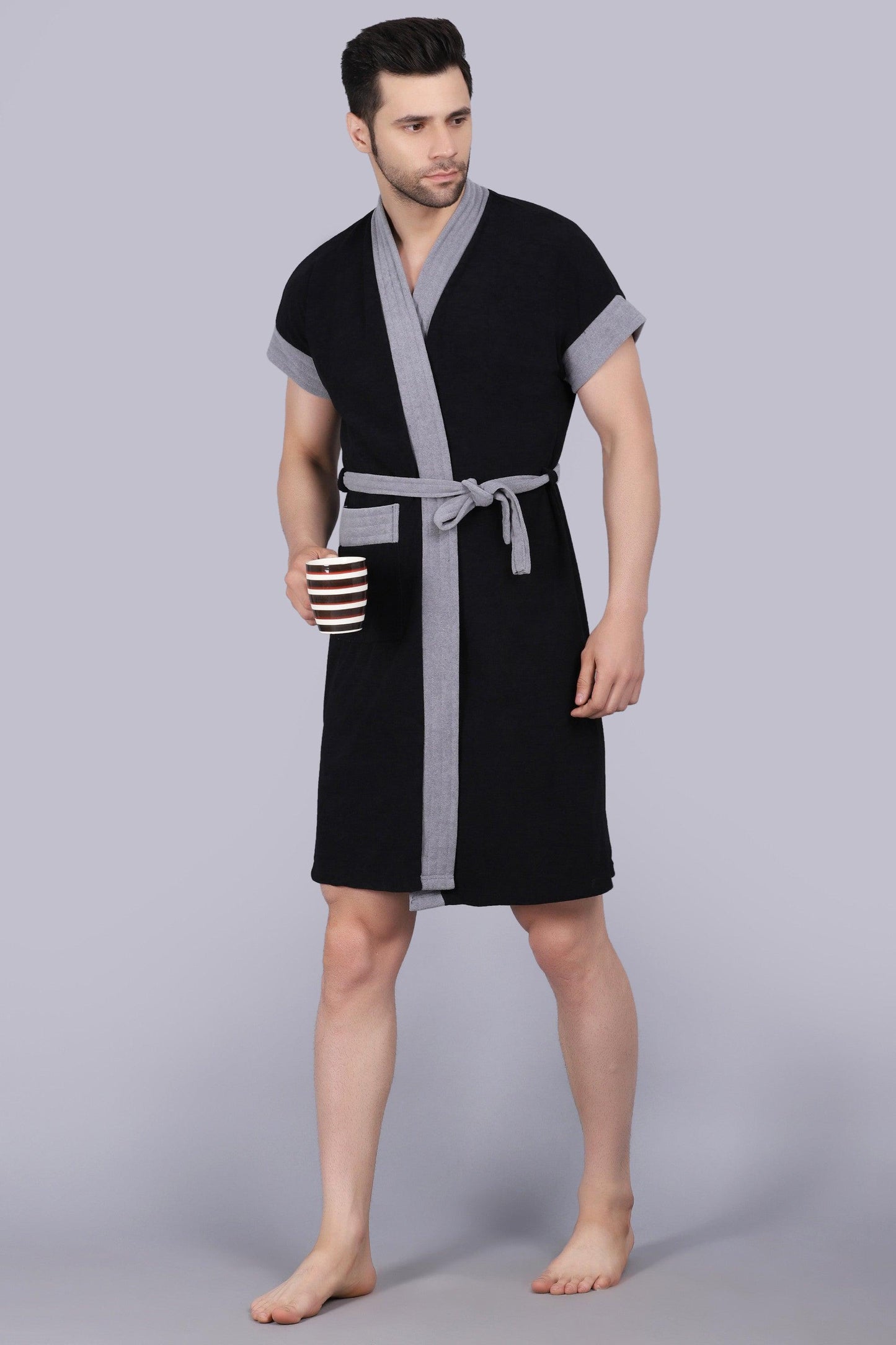 Terry Free Size Man Bathrobe