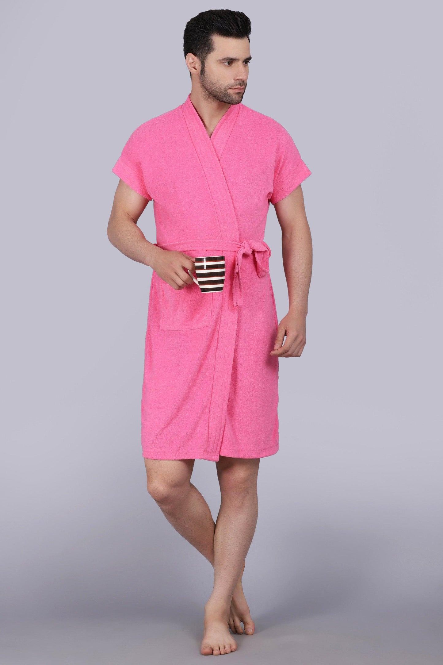 Terry Free Size Man Bathrobe