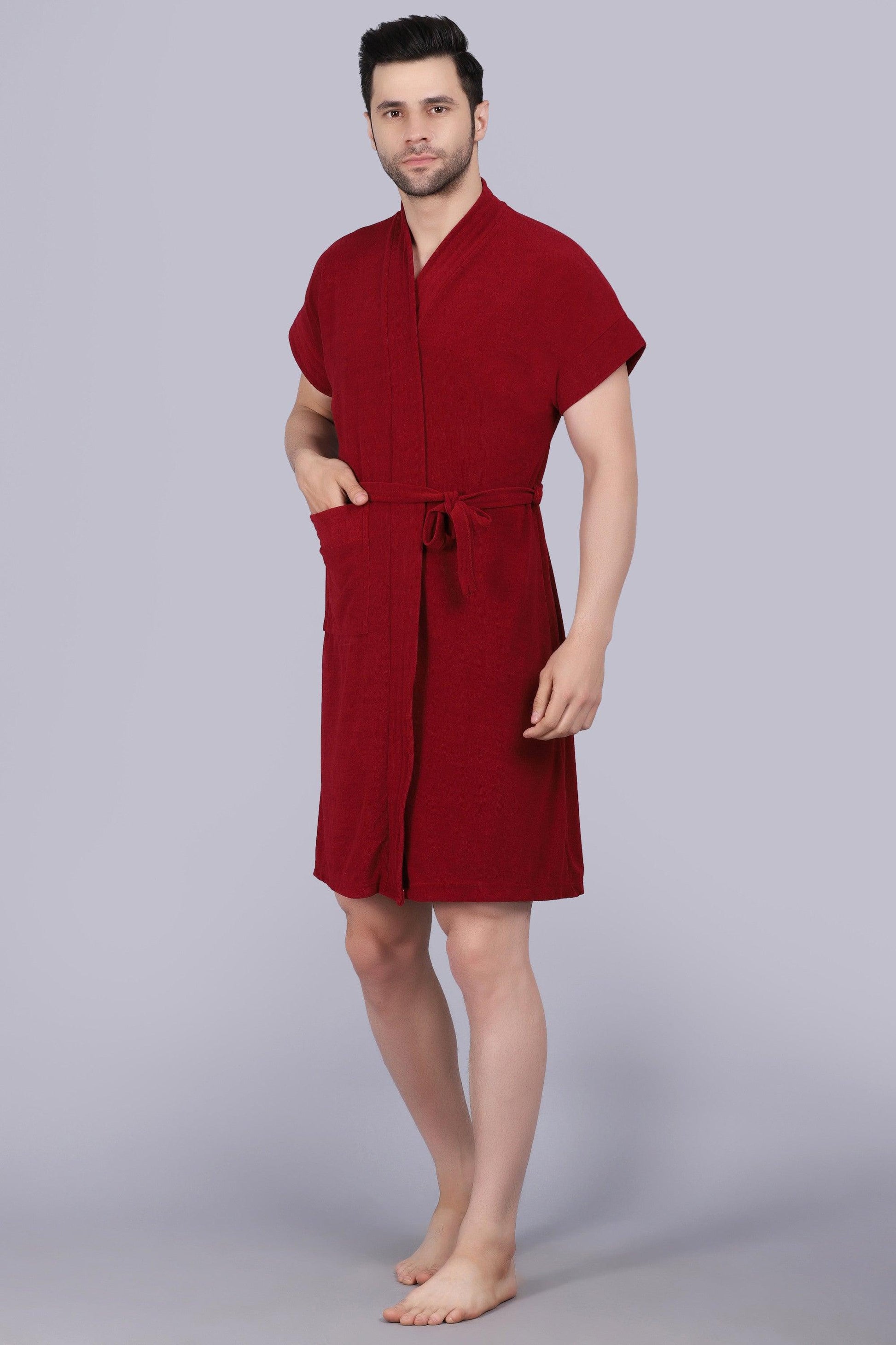 Terry Free Size Man Bathrobe