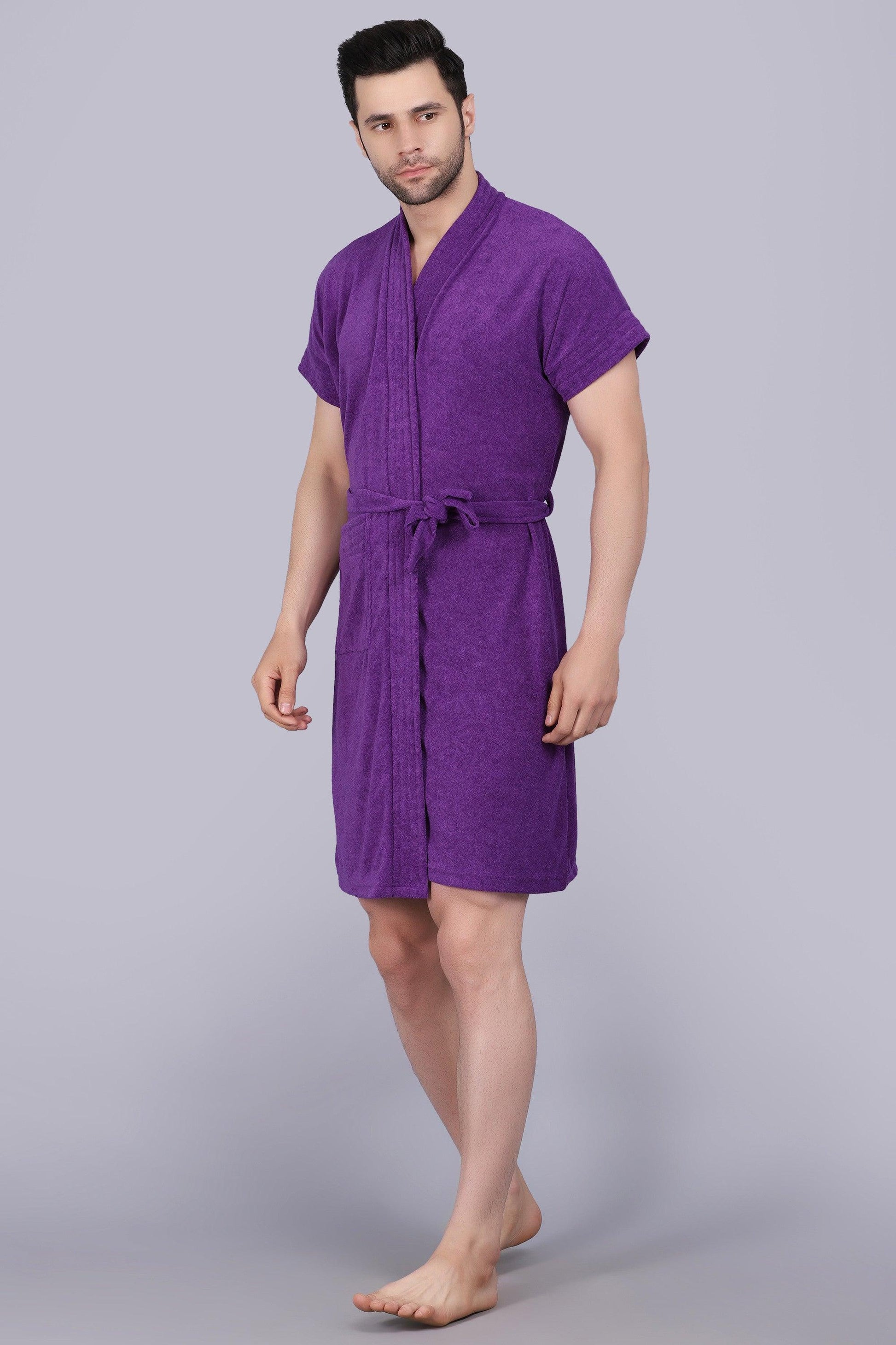 Terry Free Size Man Bathrobe