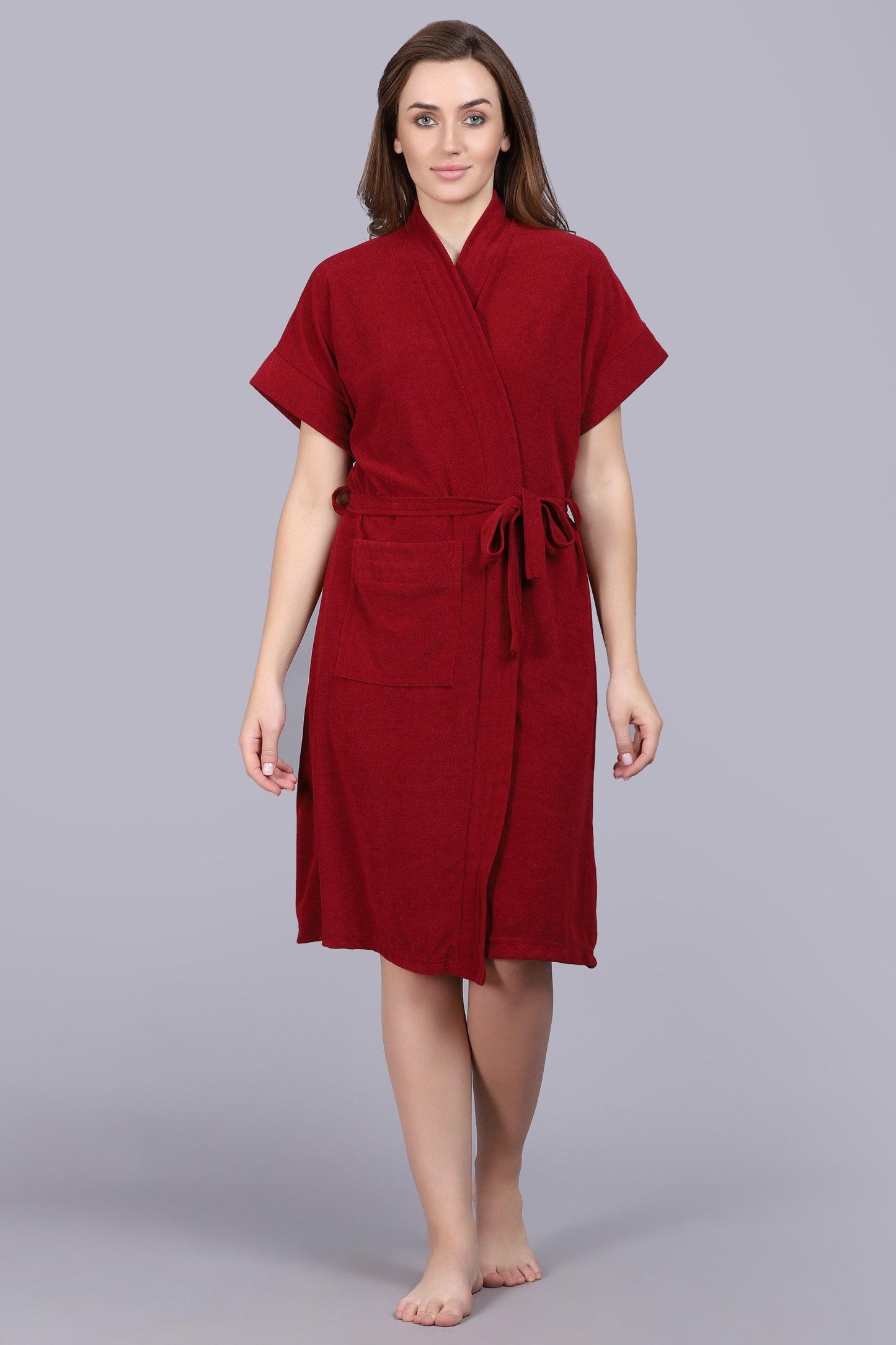 Terry Free Size Women Bathrobe - BATHROBE.IN