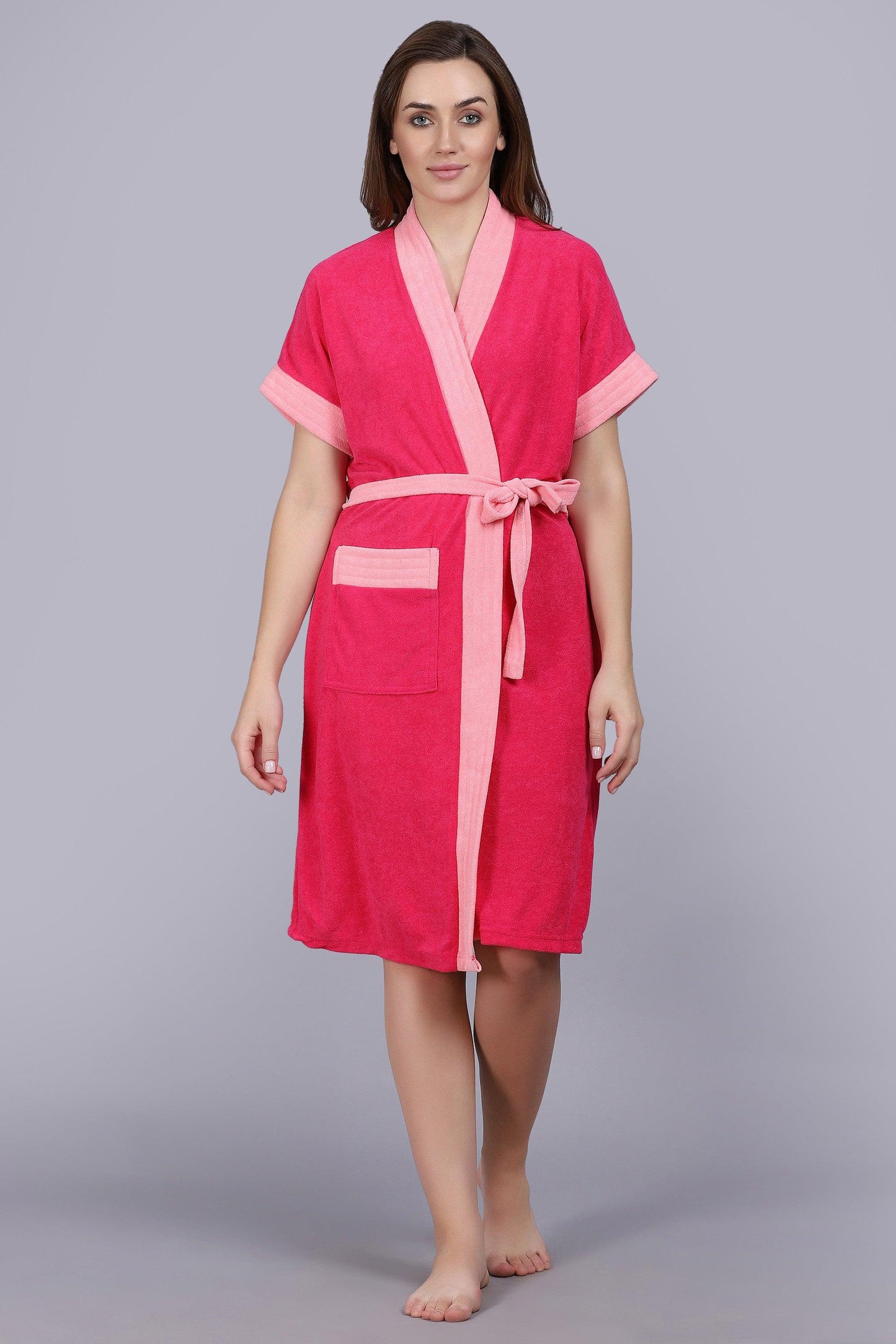 Terry Free Size Women Bathrobe - BATHROBE.IN