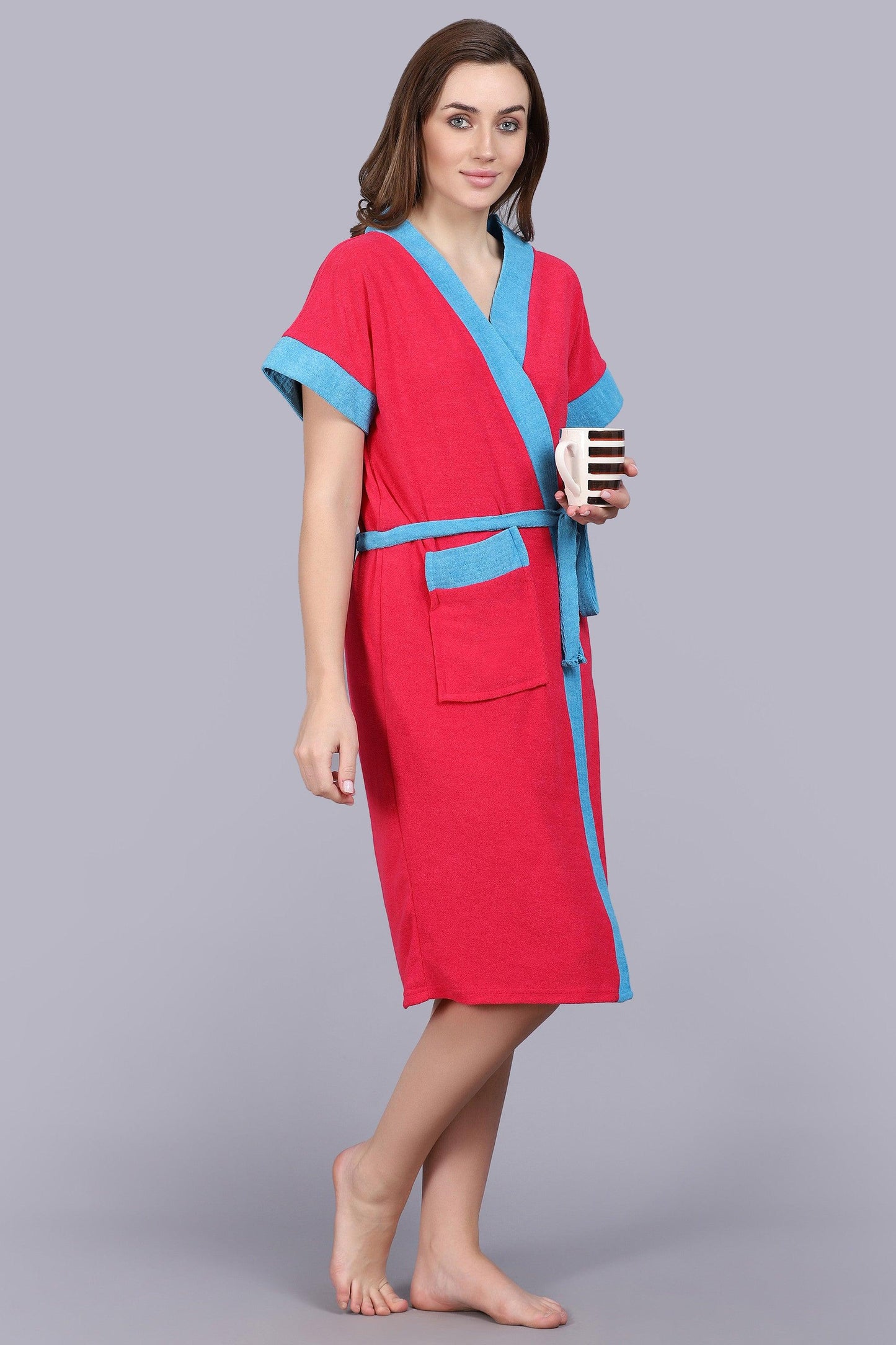 Terry Free Size Women Bathrobe - BATHROBE.IN