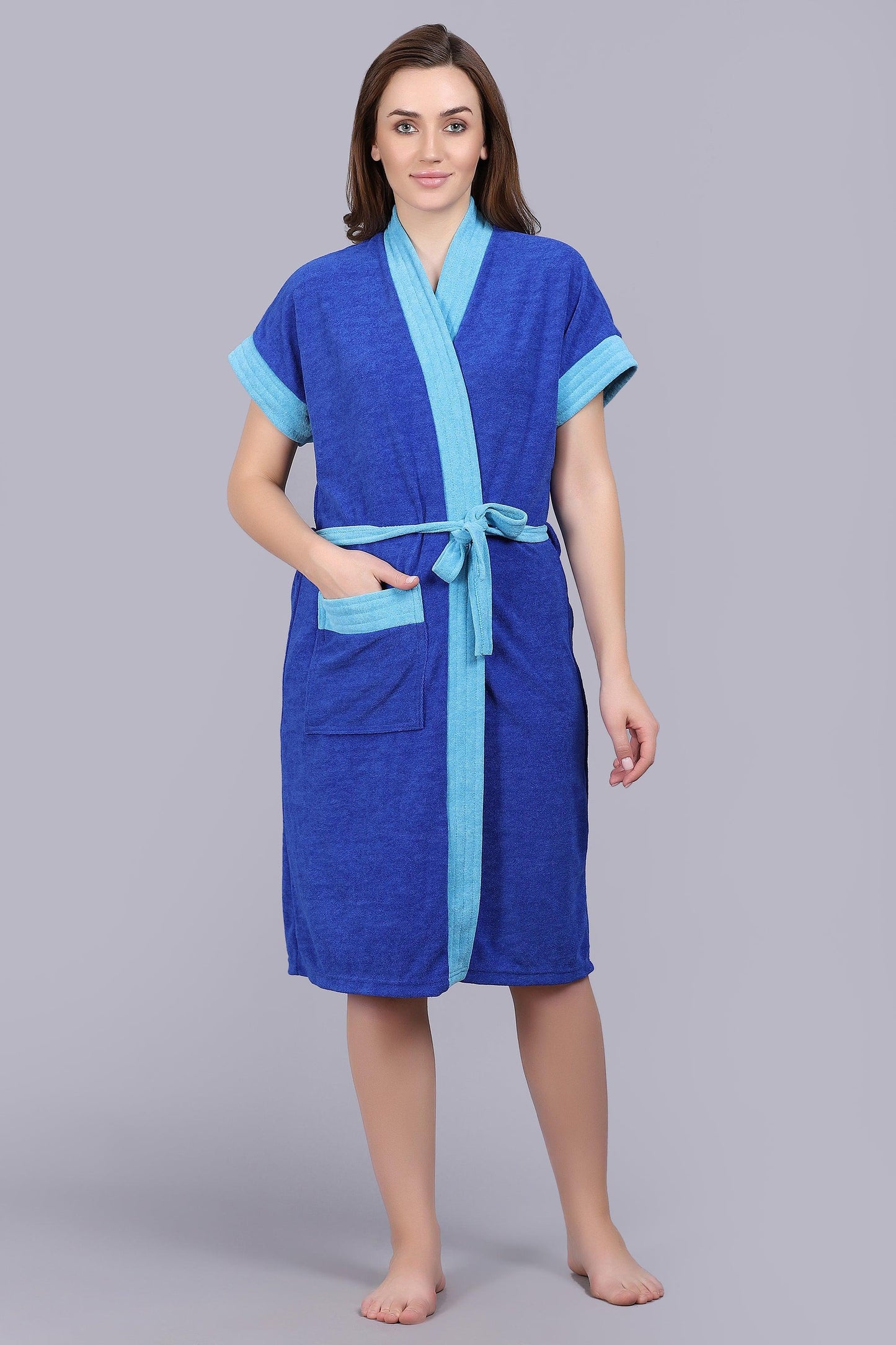 Premium Terry Bath Robe For Women - BATHROBE.IN