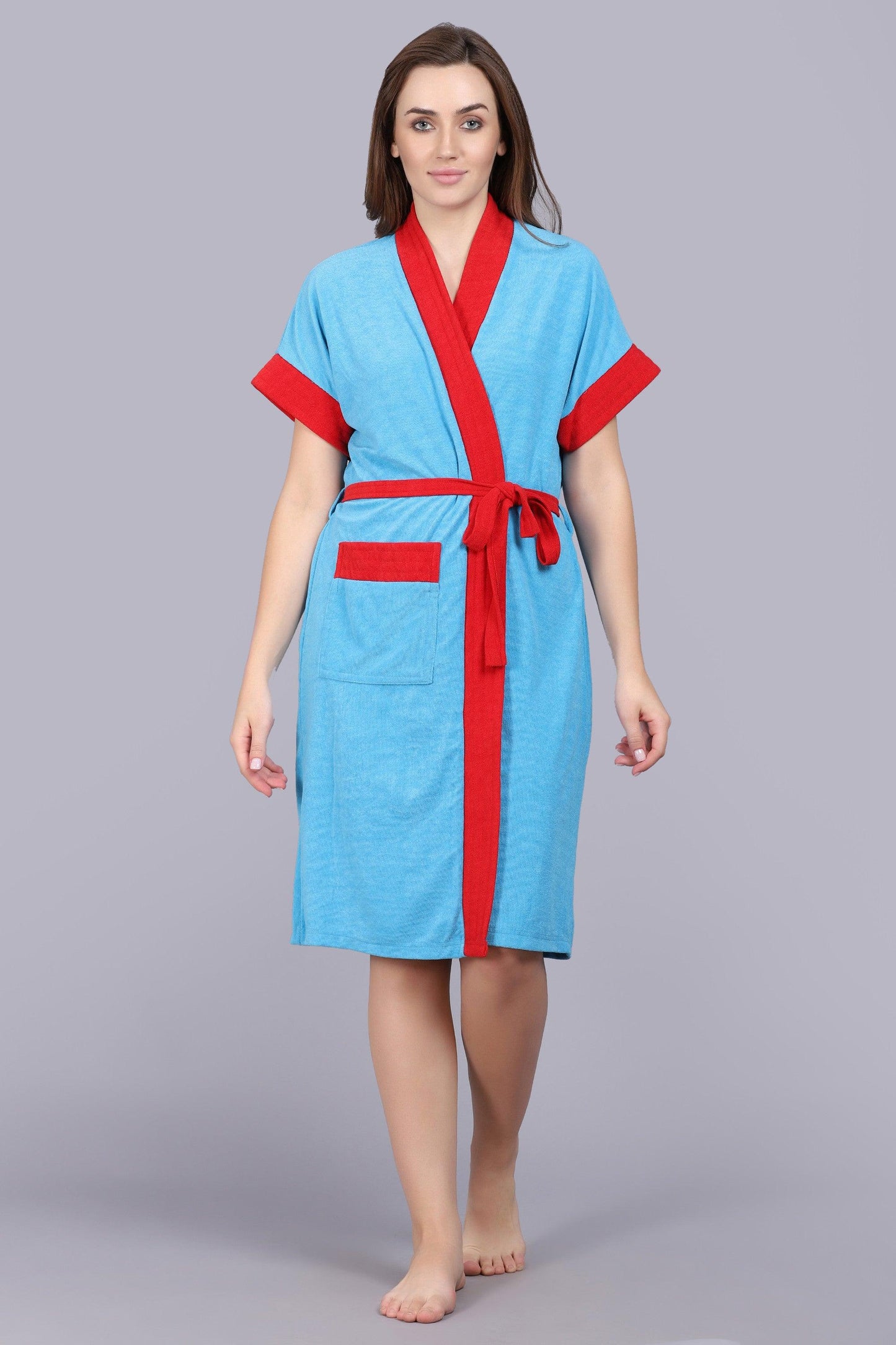 Terry Free Size Women Bathrobe - BATHROBE.IN