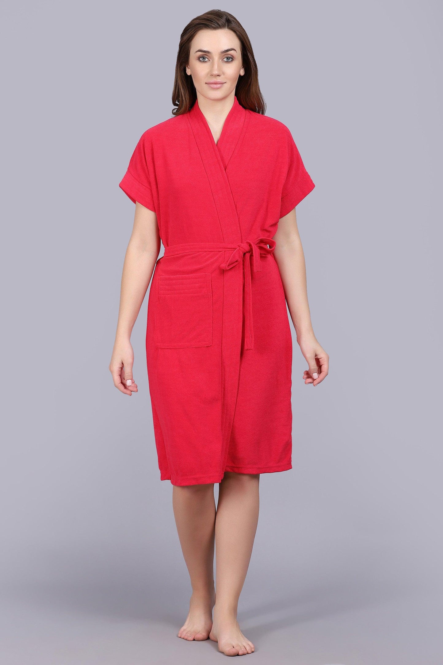 Terry Free Size Women Bathrobe - BATHROBE.IN