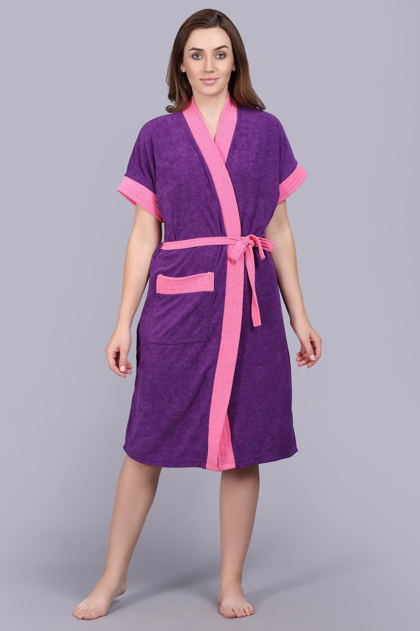 Terry Free Size Women Bathrobe - BATHROBE.IN